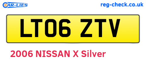 LT06ZTV are the vehicle registration plates.