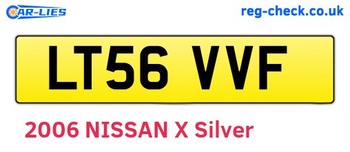 LT56VVF are the vehicle registration plates.