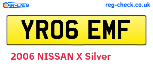 YR06EMF are the vehicle registration plates.