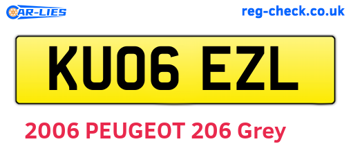 KU06EZL are the vehicle registration plates.