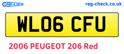 WL06CFU are the vehicle registration plates.