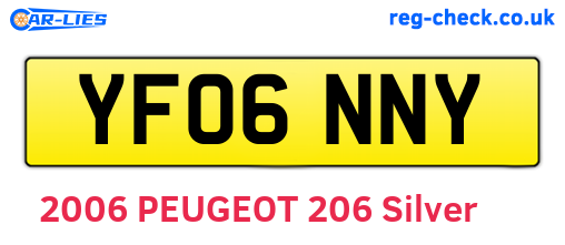 YF06NNY are the vehicle registration plates.