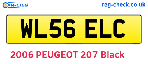 WL56ELC are the vehicle registration plates.
