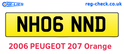 NH06NND are the vehicle registration plates.