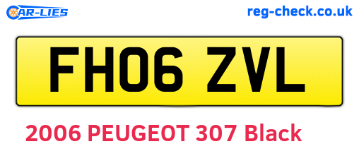 FH06ZVL are the vehicle registration plates.