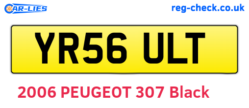 YR56ULT are the vehicle registration plates.