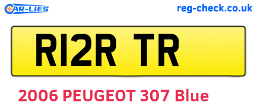 R12RTR are the vehicle registration plates.