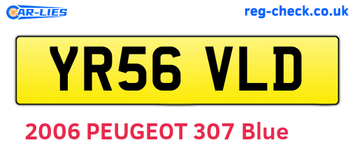 YR56VLD are the vehicle registration plates.