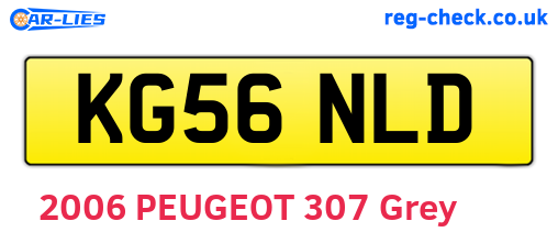 KG56NLD are the vehicle registration plates.