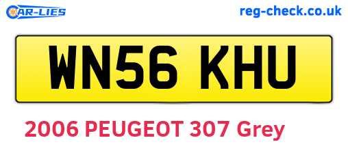 WN56KHU are the vehicle registration plates.