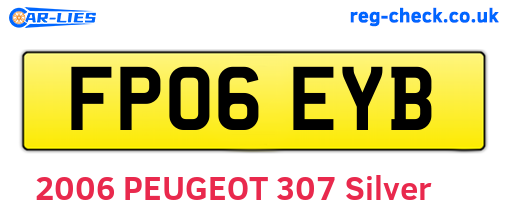 FP06EYB are the vehicle registration plates.
