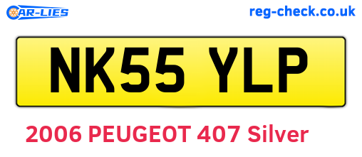 NK55YLP are the vehicle registration plates.