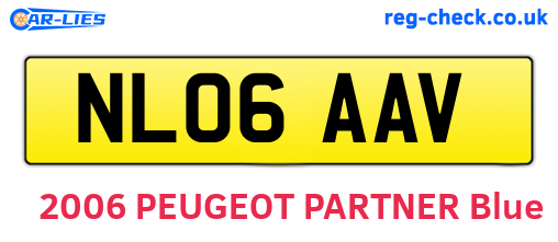 NL06AAV are the vehicle registration plates.