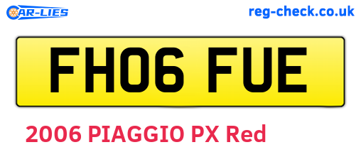 FH06FUE are the vehicle registration plates.