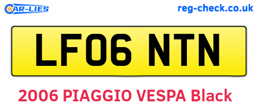LF06NTN are the vehicle registration plates.