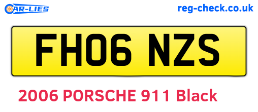 FH06NZS are the vehicle registration plates.