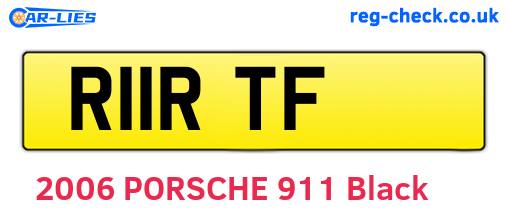 R11RTF are the vehicle registration plates.
