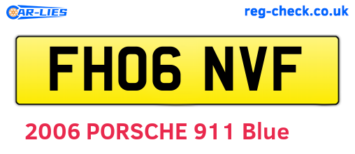 FH06NVF are the vehicle registration plates.