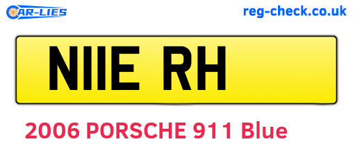 N11ERH are the vehicle registration plates.