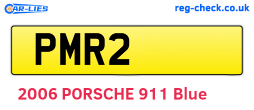 PMR2 are the vehicle registration plates.