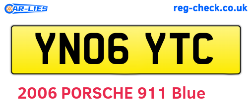 YN06YTC are the vehicle registration plates.