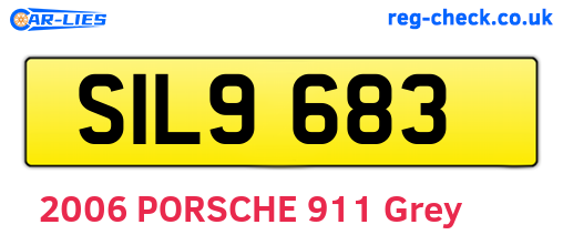 SIL9683 are the vehicle registration plates.