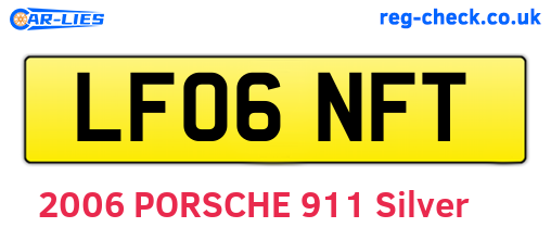 LF06NFT are the vehicle registration plates.