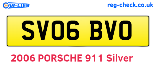SV06BVO are the vehicle registration plates.