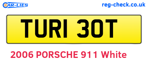 TUR130T are the vehicle registration plates.
