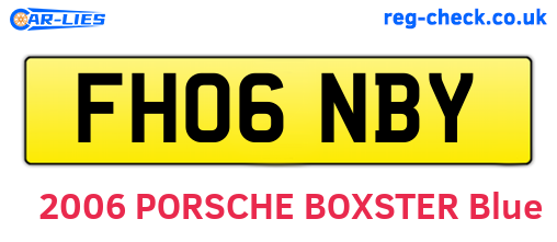FH06NBY are the vehicle registration plates.
