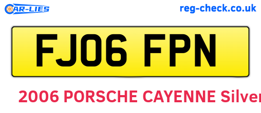 FJ06FPN are the vehicle registration plates.
