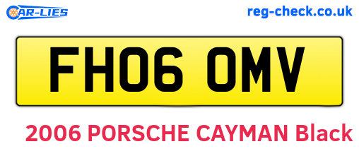 FH06OMV are the vehicle registration plates.