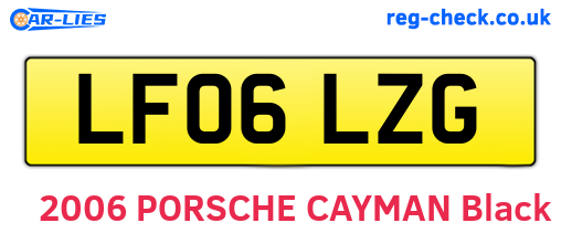 LF06LZG are the vehicle registration plates.
