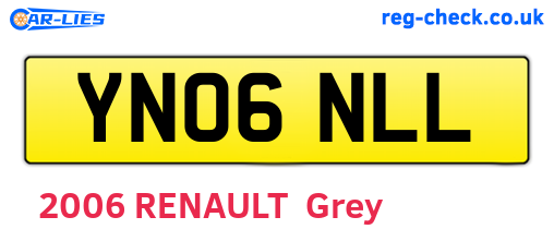 YN06NLL are the vehicle registration plates.