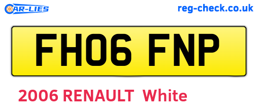 FH06FNP are the vehicle registration plates.