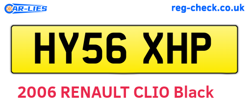 HY56XHP are the vehicle registration plates.