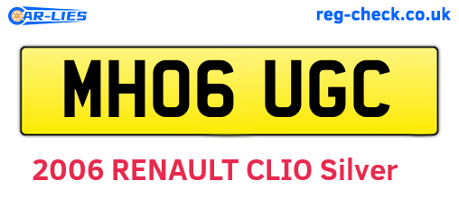 MH06UGC are the vehicle registration plates.