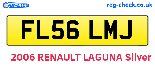 FL56LMJ are the vehicle registration plates.