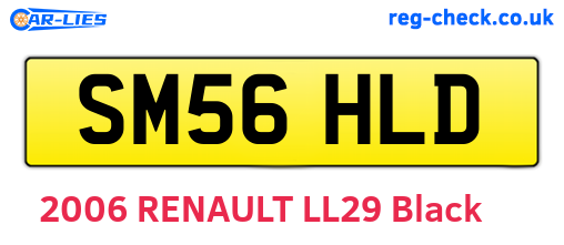SM56HLD are the vehicle registration plates.