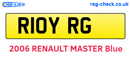 R10YRG are the vehicle registration plates.