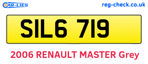 SIL6719 are the vehicle registration plates.