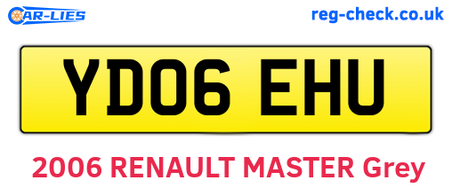 YD06EHU are the vehicle registration plates.