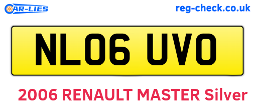 NL06UVO are the vehicle registration plates.