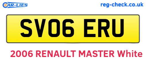 SV06ERU are the vehicle registration plates.