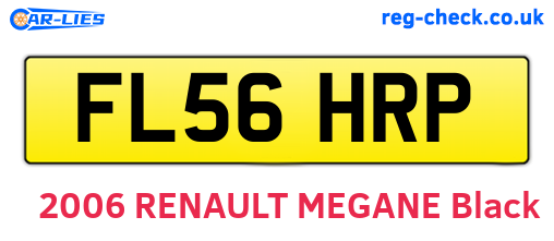 FL56HRP are the vehicle registration plates.