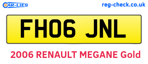 FH06JNL are the vehicle registration plates.