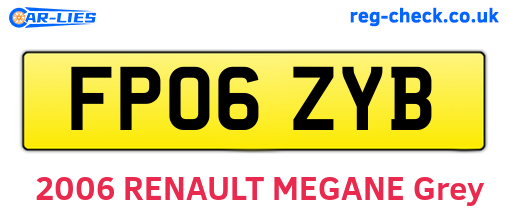FP06ZYB are the vehicle registration plates.