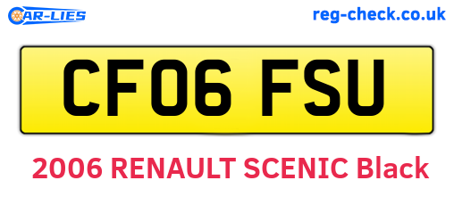 CF06FSU are the vehicle registration plates.