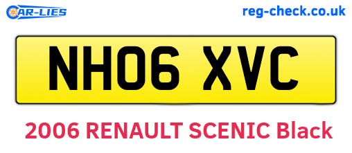 NH06XVC are the vehicle registration plates.