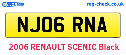 NJ06RNA are the vehicle registration plates.